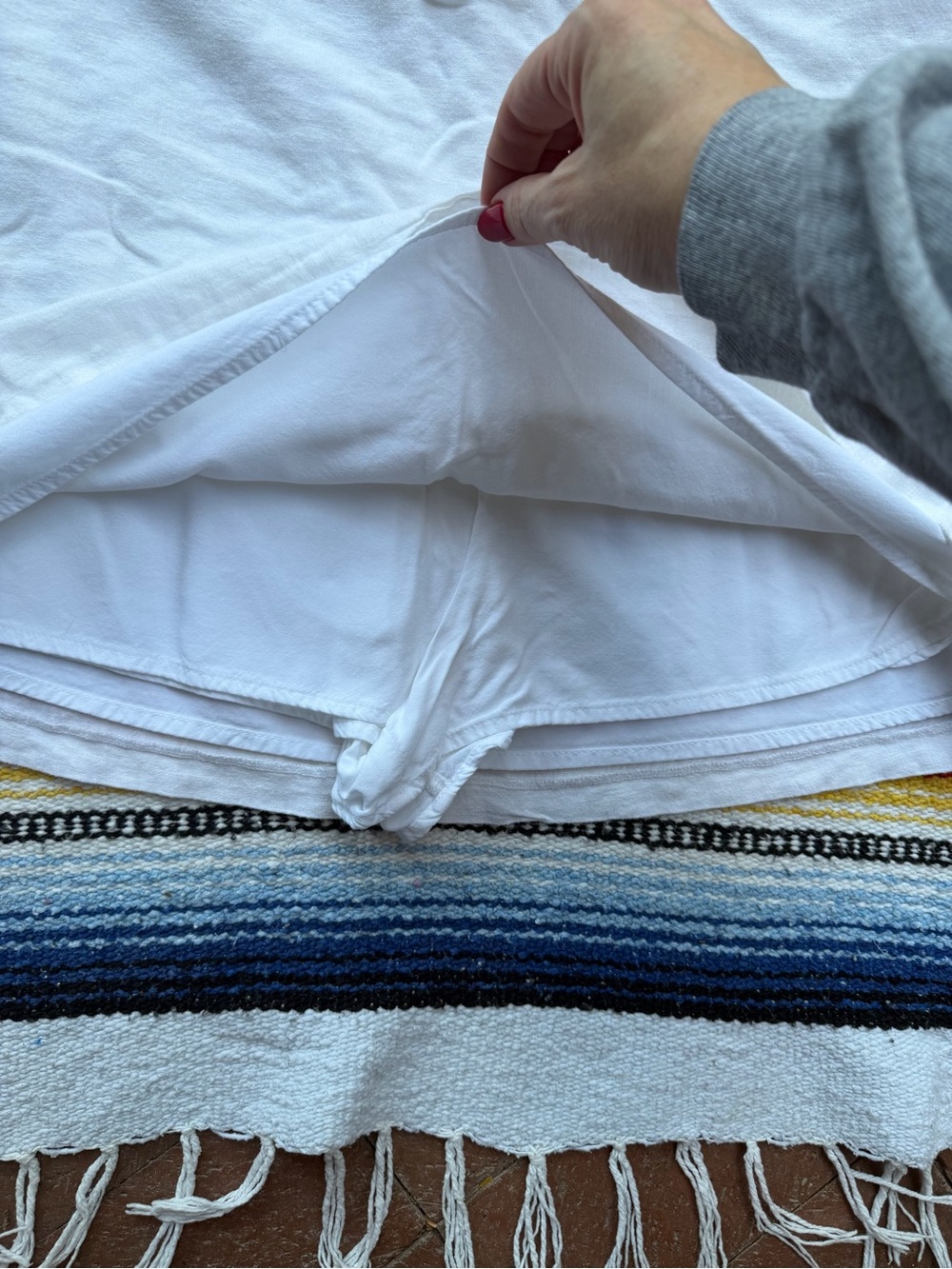 Abercrombie & Fitch Linen Mini Skort - Picture 2 of 4